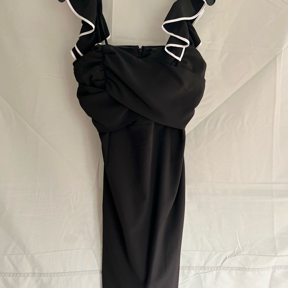 CLUB MONACO Black Taslima Dress Brand New - Picture 4 of 7